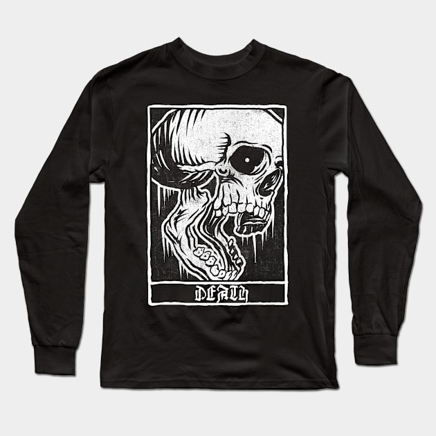 Death Skull Long Sleeve T-Shirt by naziees